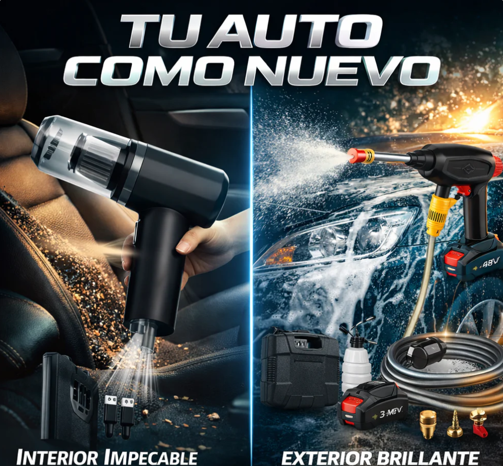 COMBO HIDROLAVADORA 320V + ASPIRADORA 3 EN 1